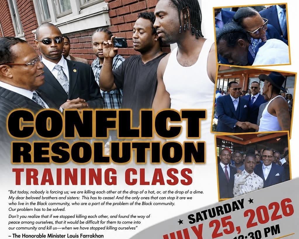 Conflict resolution training flyer