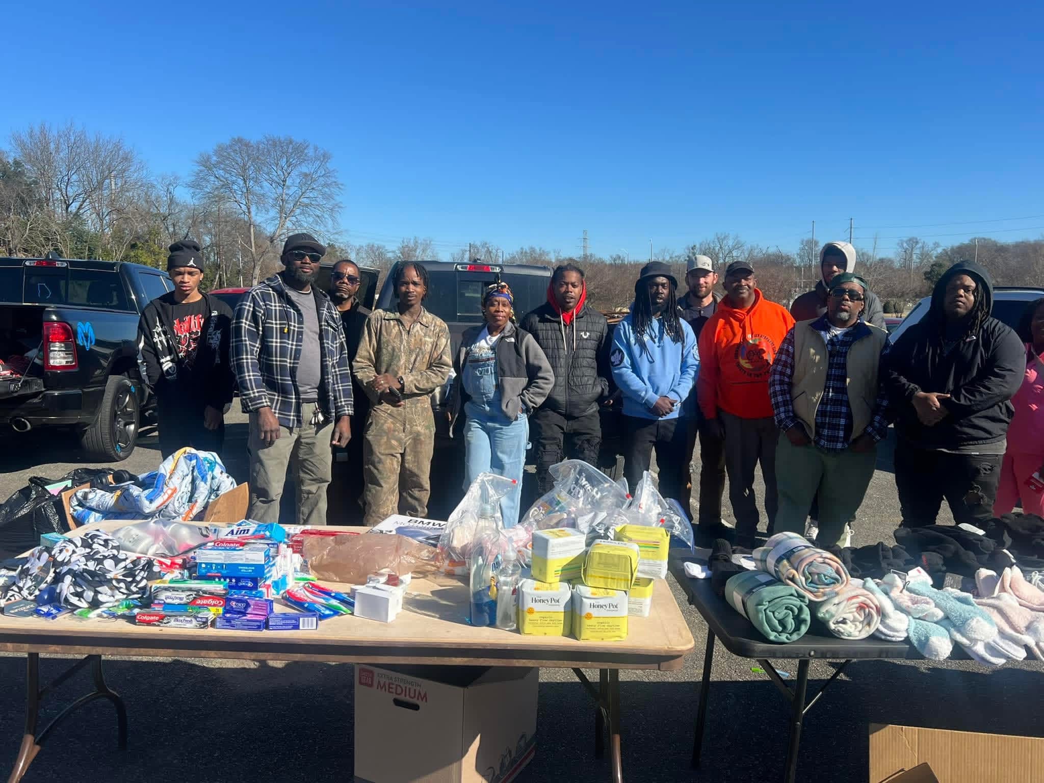 Strive Right street outreach team in the neighborhood